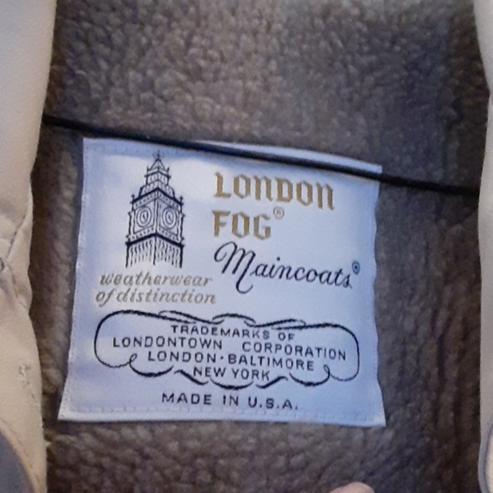 Trench coat London fog